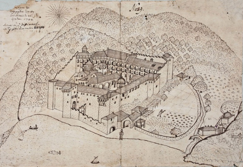 Малюнок Василя Григоровича-Барського. Фото з https://was.media/uk/2017-12-12-trevel-bloger/