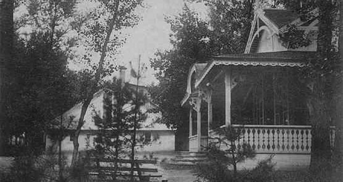 Залізничний літній театр у залізничному парку, 1914 рік