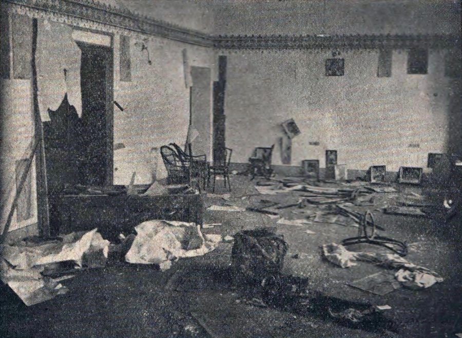 Румовища мистецької виставки в залах Академічного дому, листопад 1928 р.