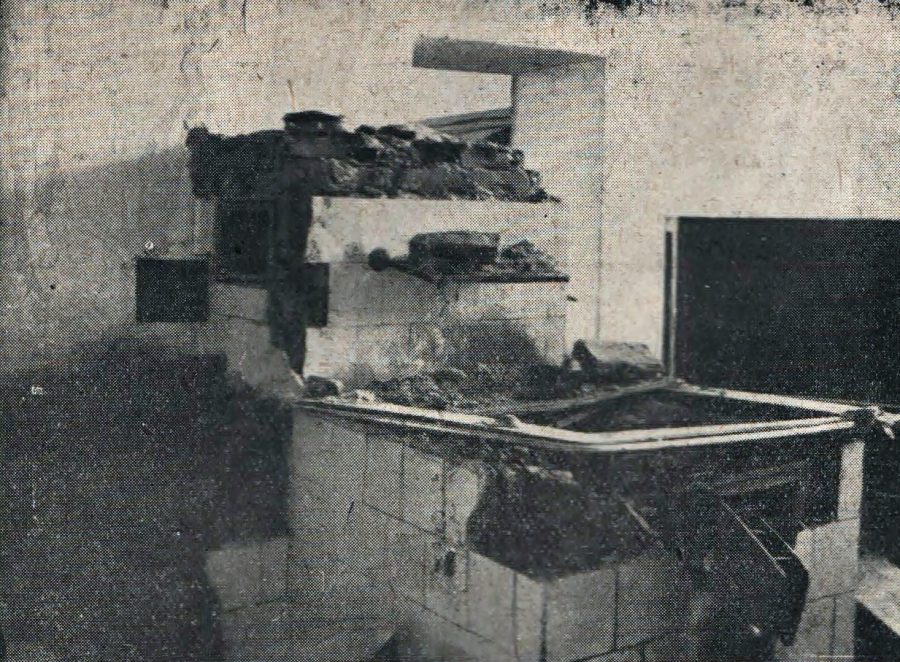 Зруйнована кухня Академічного Дому, листопад 1928р.
