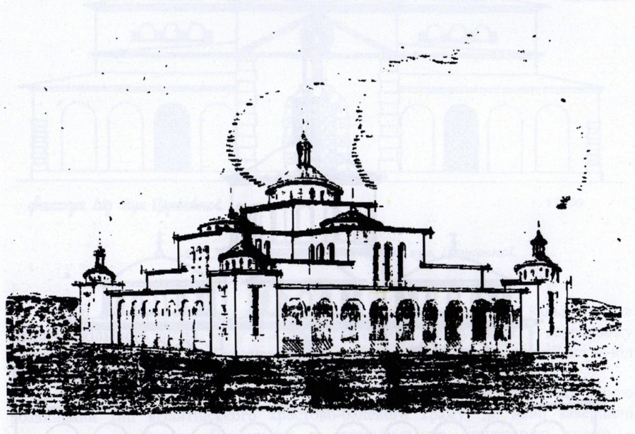 Другий варіант церкви на Богданівці. Перспектива.