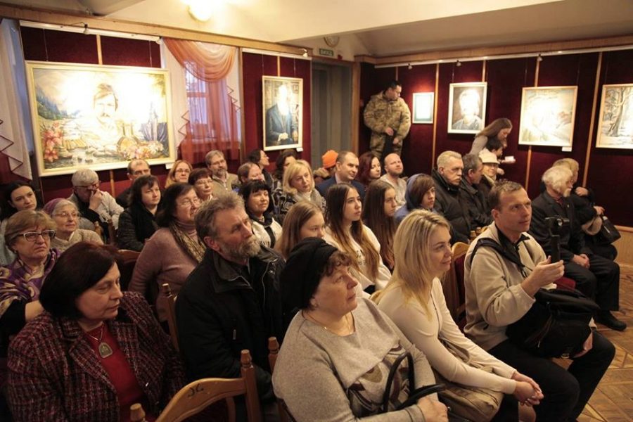 Відкриття виставки пам'яті Миколи Горди у Львівському музеї Грушевського, 2019 р.