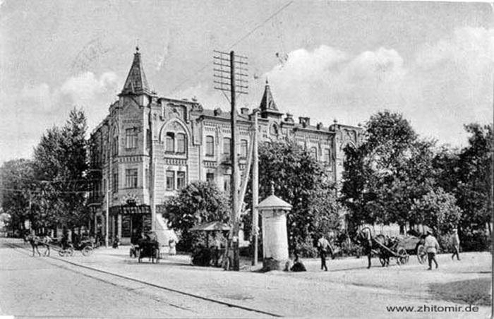 Житомир, будинок Трібеля часів виборів до Держдуми, поч. ХХ ст.