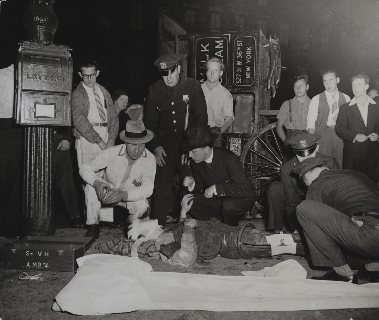 Віджі. «Випадок на вулиці». Фото: Weegee / International Center of Photography