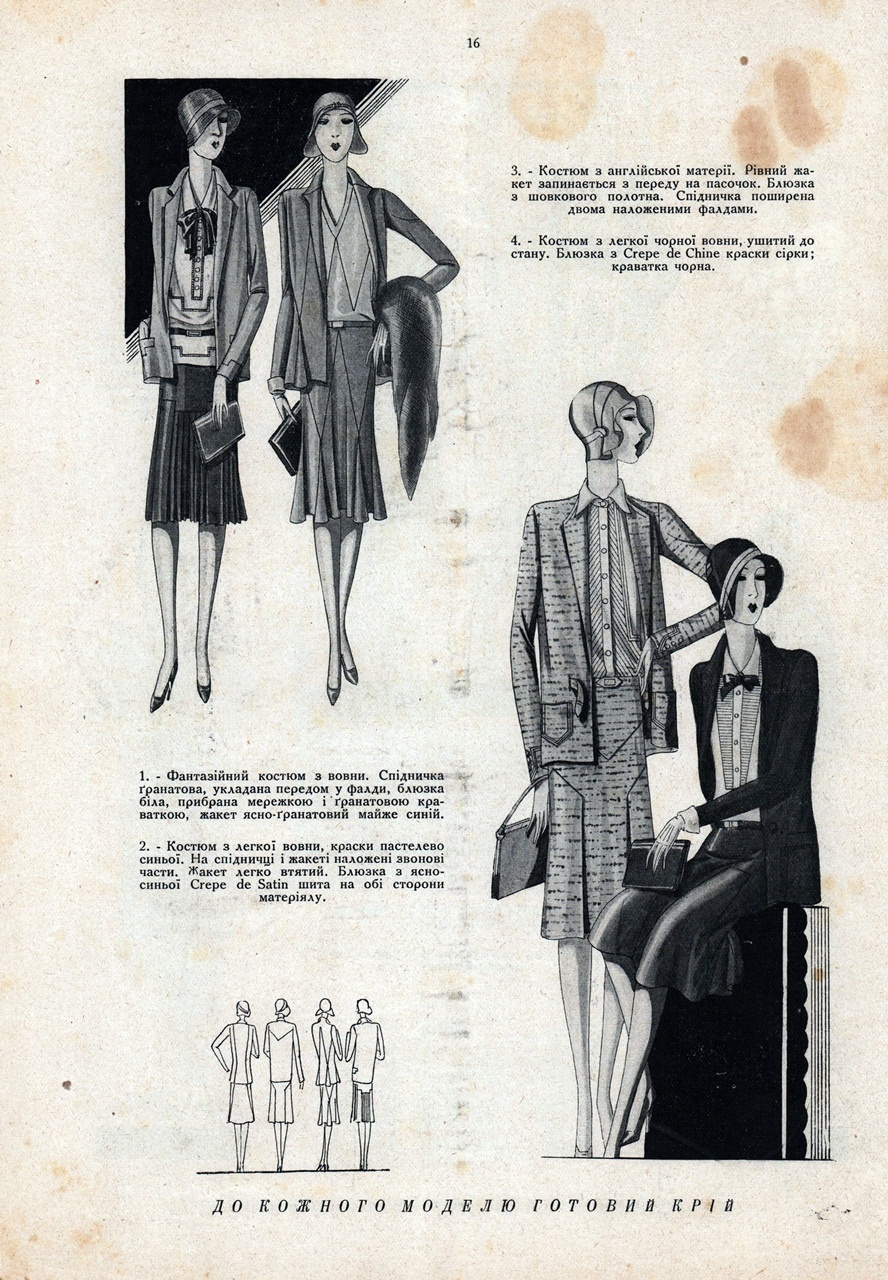 Модні фасони літа 1929 року