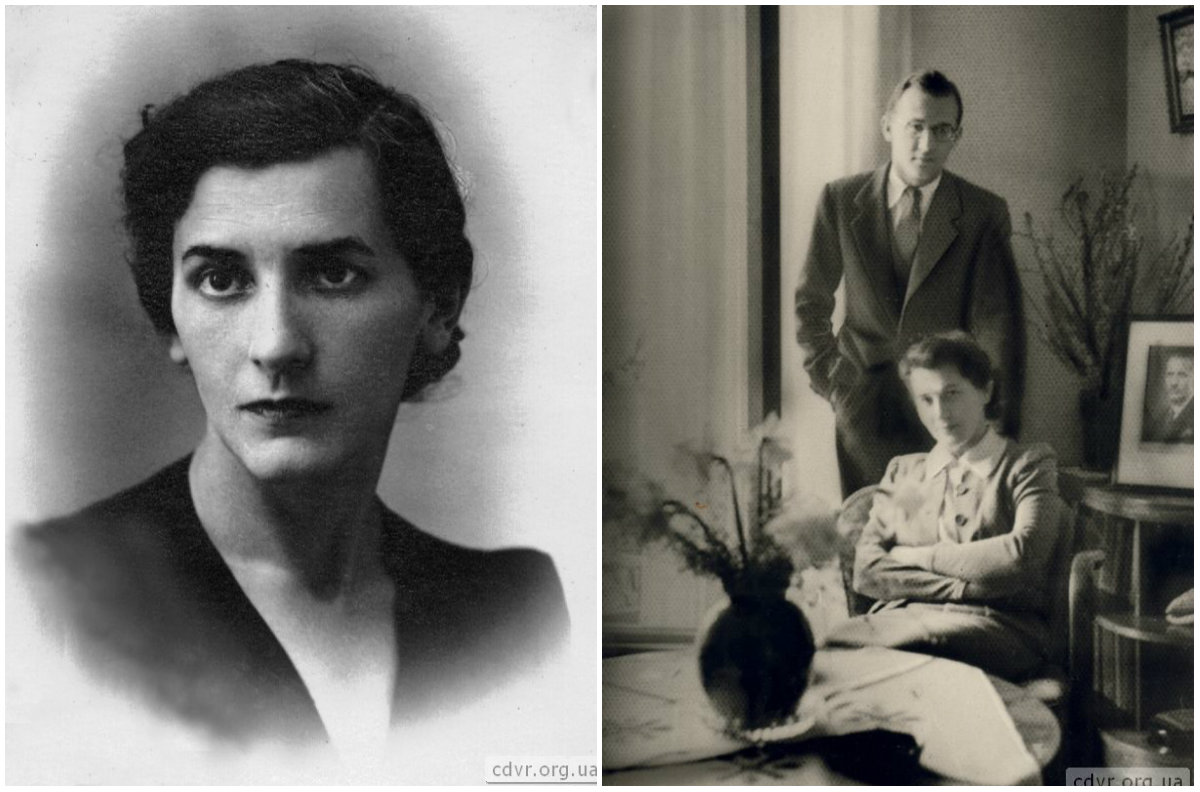 Жіночі історії родини Степана Федака На фото: Ольга Коновалець (Федак), праворуч: Ольга Коновалець з сином Юрієм