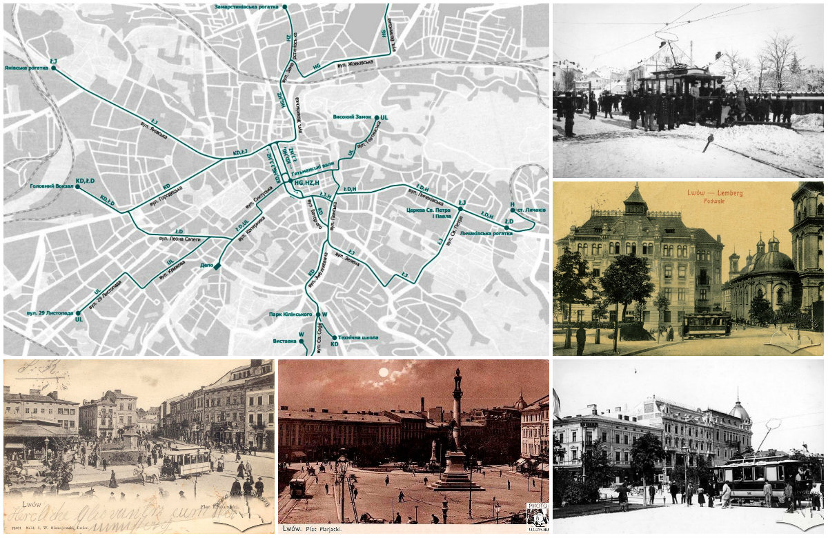 Історія львівського трамваю у часи Австро-Угорської імперії