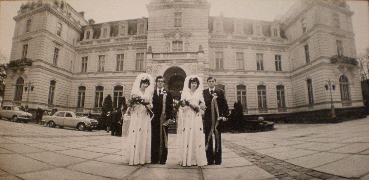 Палац Потоцьких у Львові, в якому колись знаходився Загс, фото 70-ті роки XX століття