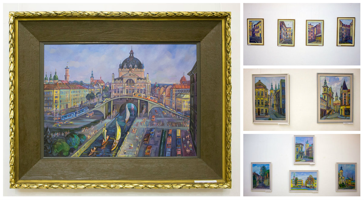 Відкриття виставки живопису львівського художника Павла Федіва «Живописна душа міст: Львів-Перемишль-Замосць-Ланьцут-Жешув», Львів, 20 січня 2015 року