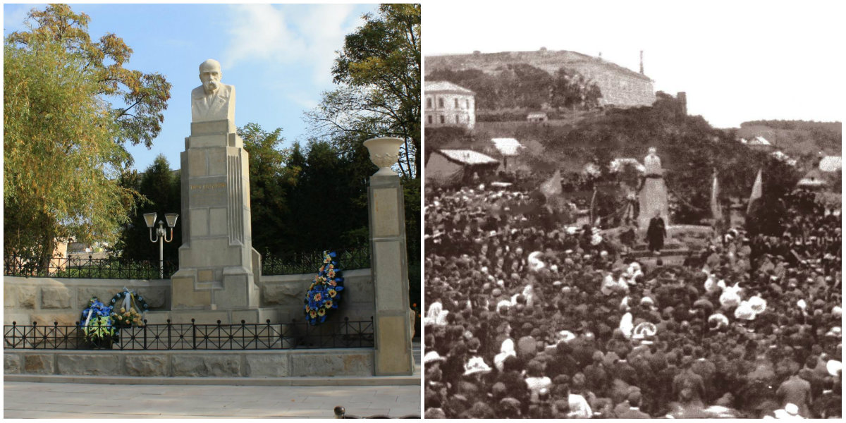 Перший пам'ятник Тарасу Шевченку з'явився на Галичині