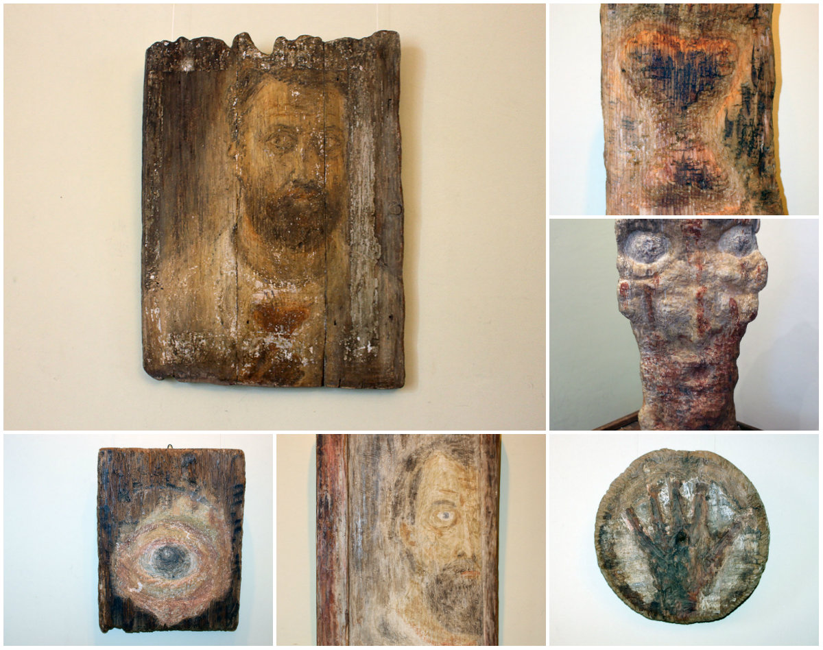 Виставка робіт Олега Лишеги відкрилась в палаці Баворовських