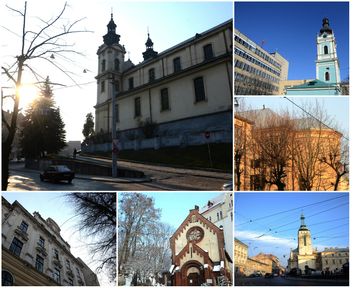 Вісім недіючих культових споруд Львова