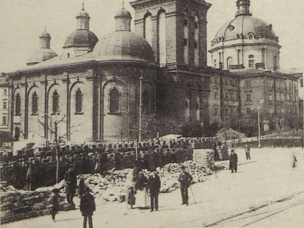 Розібраний будинок Меллера. Фото 1904 року