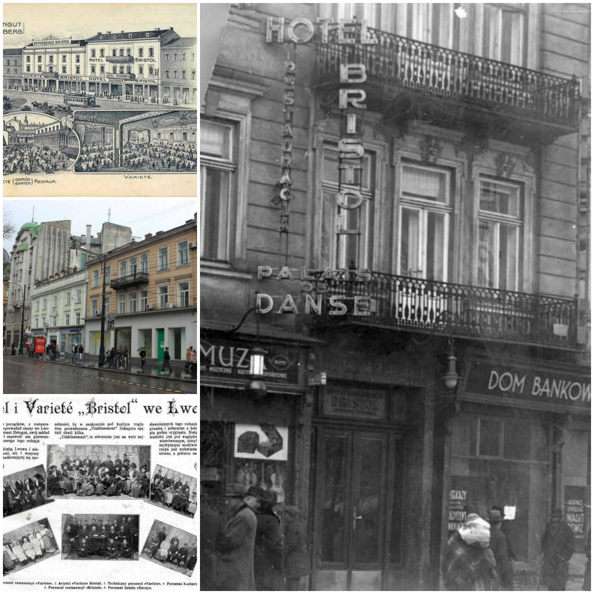 "Брістоль" - перша готельна імперія у Львові. Історія у зображеннях.