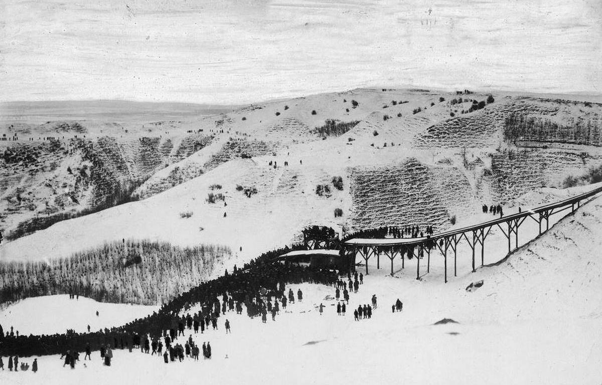 Трамплін на Кайзервальді, фото 1930-1939 роки.