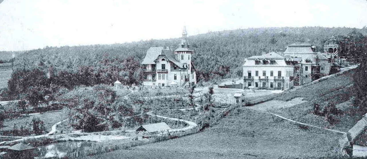 Курорт "Маріївка" на дорозі зі Львова до Винник. Фото кінця XIX ст.