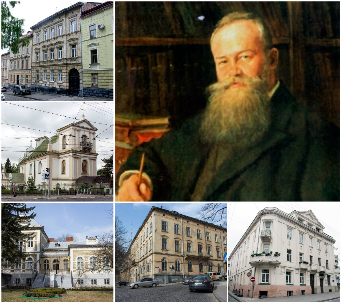 14 місць Михайла Грушевського у Львові