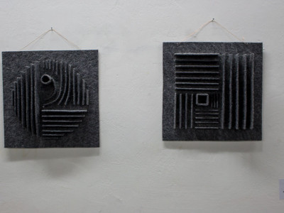 Експозиція виставки «Міні-текстиль» у Львові, 2015 рік