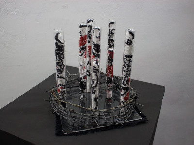 Експозиція виставки «Міні-текстиль» у Львові, 2015 рік