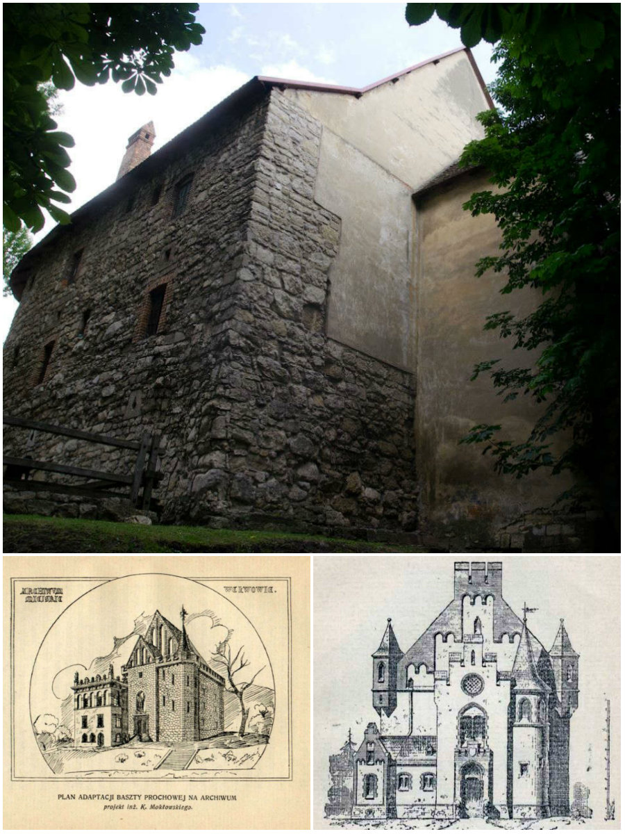 Порохова вежа якої ми не побачимо. Нереалізований проект Казимира Мокловського