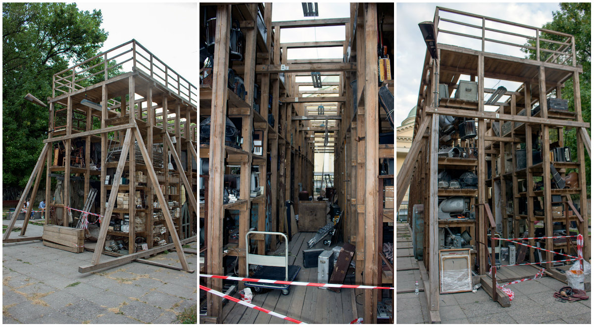 "Градирня мистецтва” Роберта Кушміровського уже височить біля Оссолінеуму