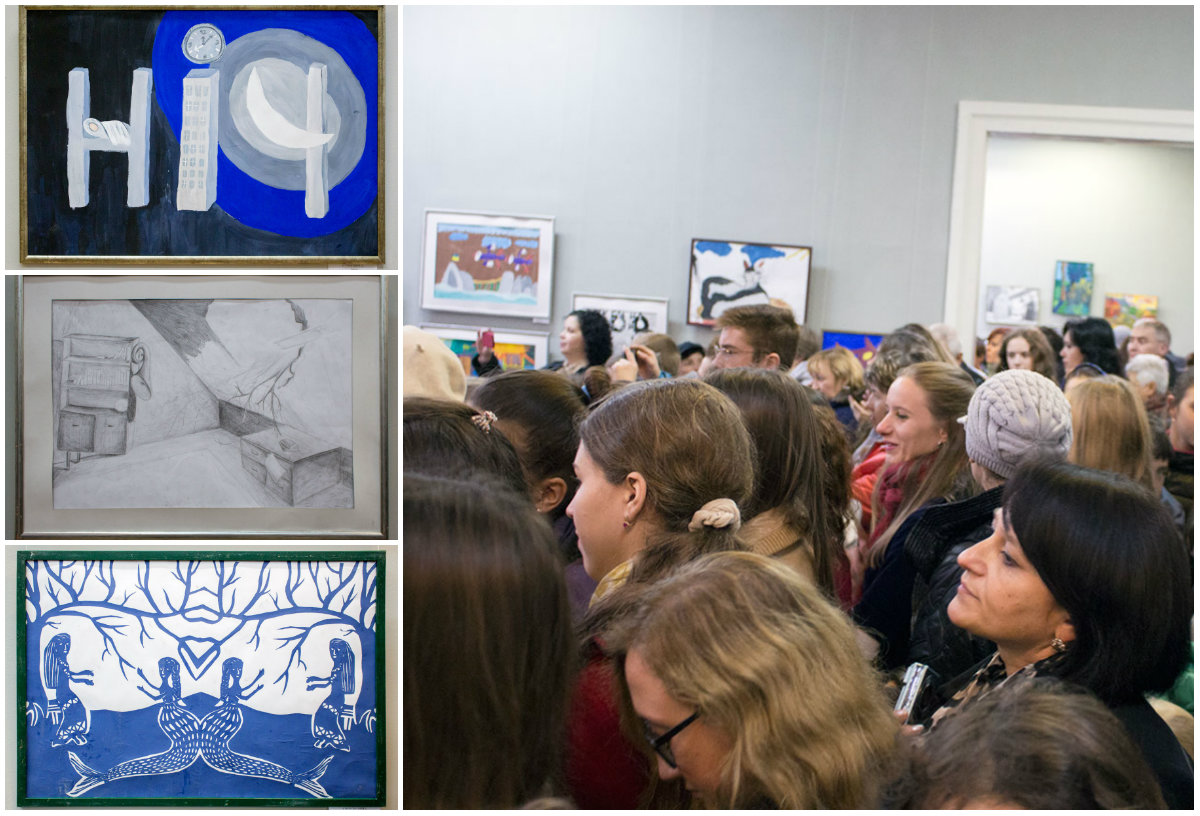 Аншлаг на виставці робіт юних талантів