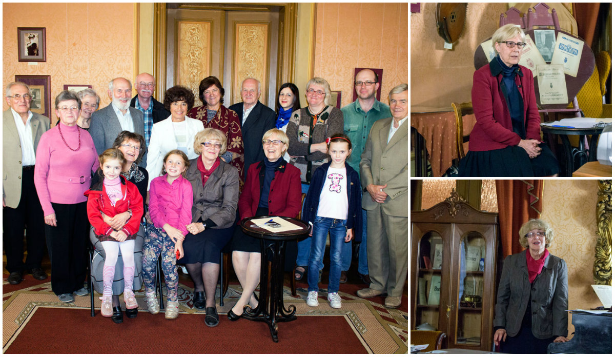 Зустріч присвячена родині Цегельських в музичному салоні