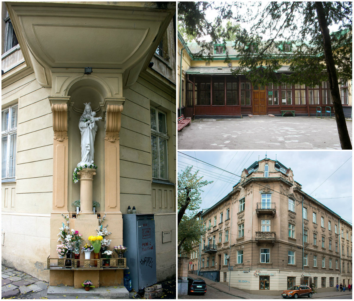 Костел, що стояв на вулиці Ольги Кобилянської