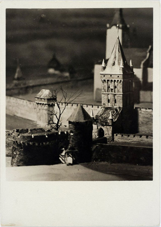 Галицька брама на пластичній панорамі Львова Януша Вітвіцького, 1938 рік