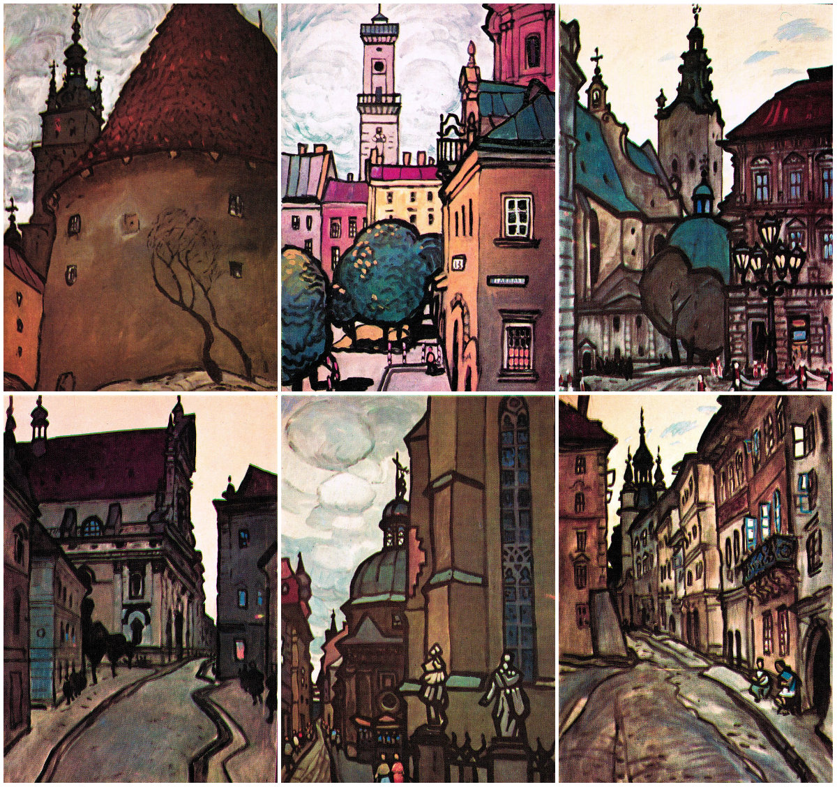 Львів на радянських листівках Юрія Химича