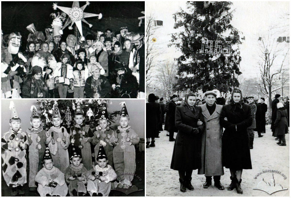 Як святкували Новорічні та Різдвяні свята у радянському Львові. Історія в 9 фотографіях