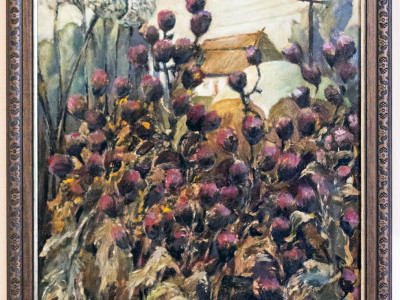 Експозиція виставки Миколи Крицького «Малярство»