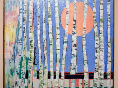 Експозиція виставки Миколи Крицького «Малярство»