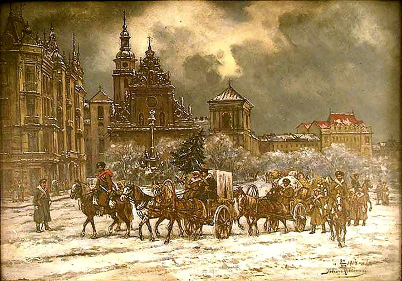 Тадеуш Рибковський. Різдво 1914 року у Львові