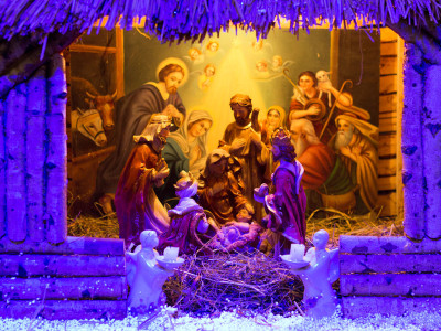 Експозиція виставки шопок "Різдвяна Львівщина"