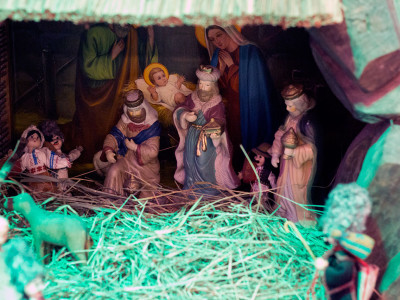 Експозиція виставки шопок "Різдвяна Львівщина"