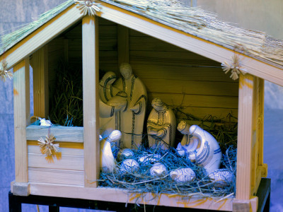 Експозиція виставки шопок "Різдвяна Львівщина"