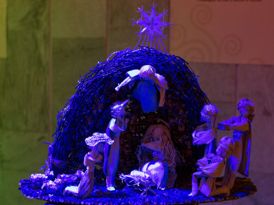 Експозиція виставки шопок "Різдвяна Львівщина"