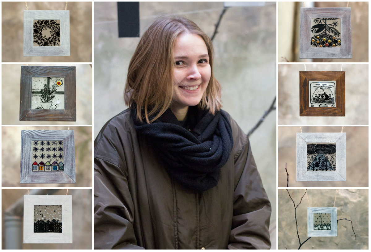 "Перший сніг" в галереї просто неба «Щось цікаве»