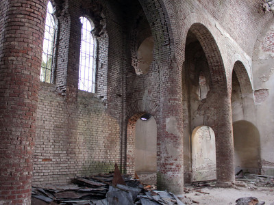 Інтер'єр костелу Св. Марії Магдалини у Вовкові, 2015 рік