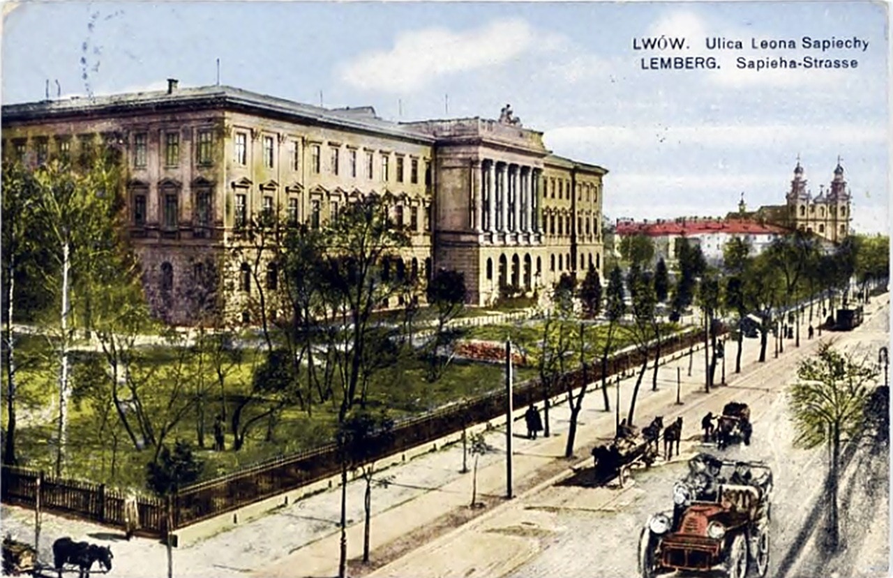 Будинок Львівської Політехніки, листівка 1920 року