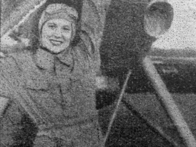 Софія Яблонська перед вильотом, початок 1930-х рр.