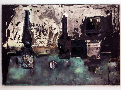 Експозиція виставки Петра Сметани «Малярство. Дія друга»