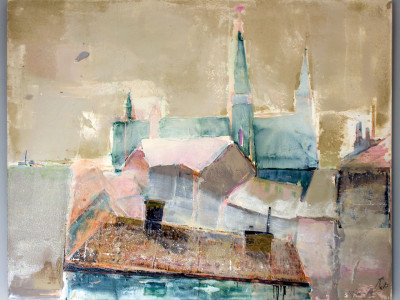 Експозиція виставки Петра Сметани «Малярство. Дія друга»