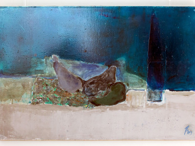 Експозиція виставки Петра Сметани «Малярство. Дія друга»