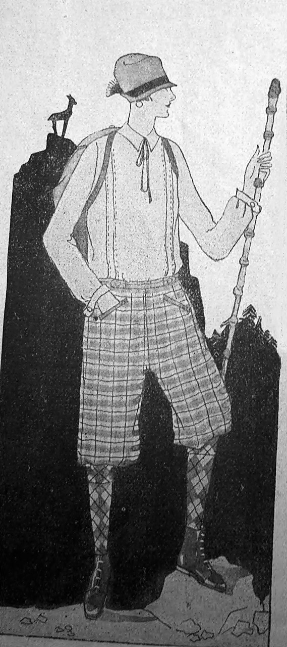 Туристичне вбрання, 1926 р.