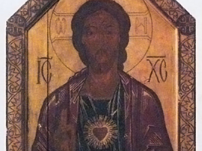 М. Бойчук. Ісус Христос. 1910-ті рр. Львів. Дошка, темпера.