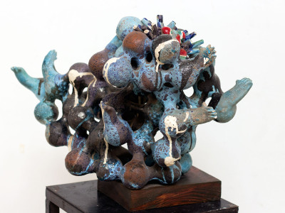 Експозиція виставки «Екзистенція → Космос – вектор львівського модернізму. 1960-1980-ті рр.»