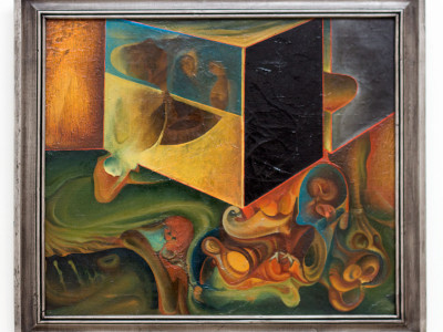 Експозиція виставки «Екзистенція → Космос – вектор львівського модернізму. 1960-1980-ті рр.»