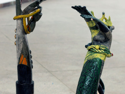 Експозиція виставки «Екзистенція → Космос – вектор львівського модернізму. 1960-1980-ті рр.»